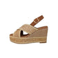 Sandali con zeppa XTI 143821 TAUPE donna