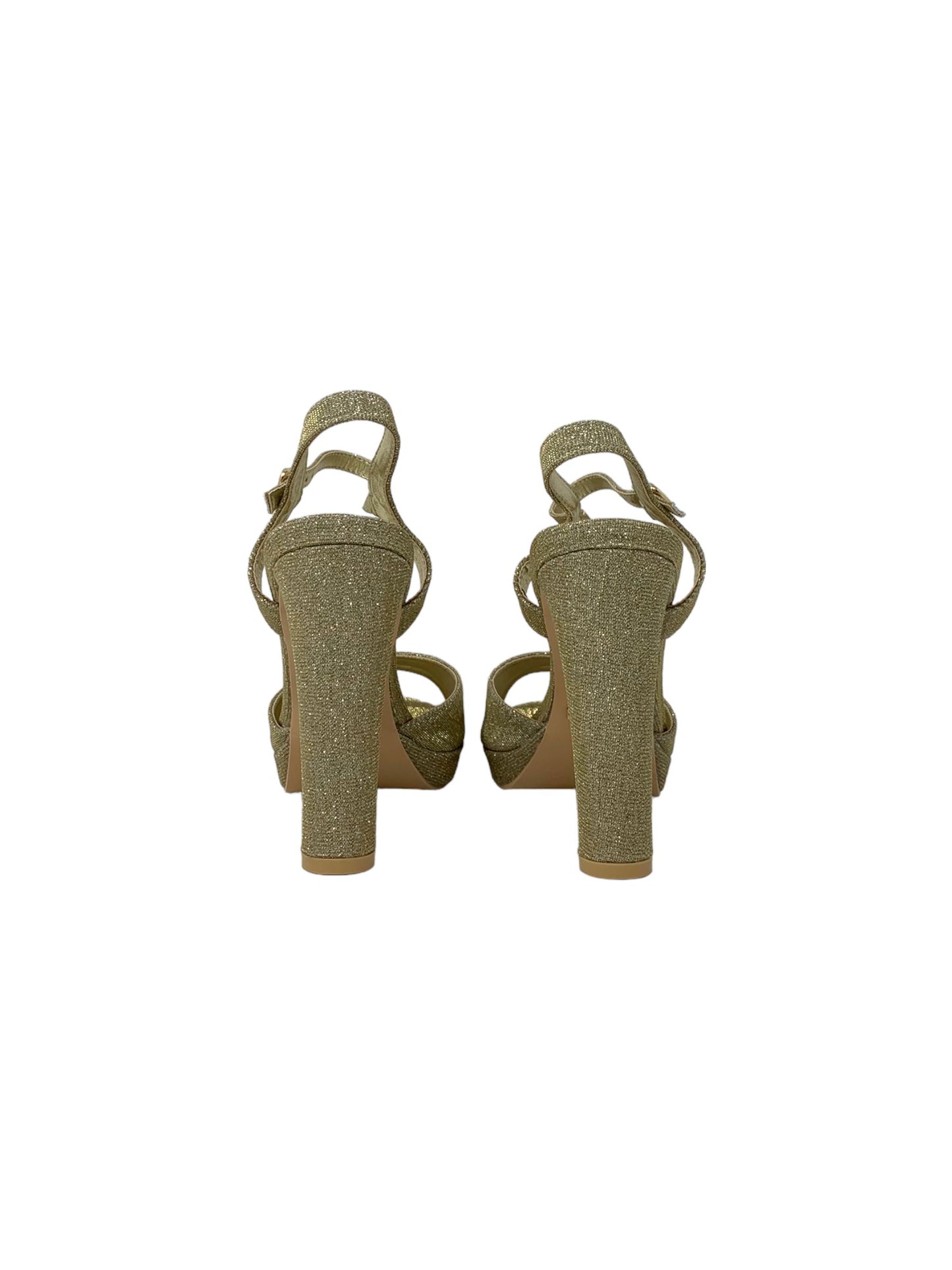 Sandalo KISS KRISS L210 LAM.N PLATINO donna