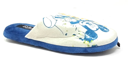 Pantofola DE FONSECA DE.ROMA M781 FONDO BLU TOPOLINO  ragazzo