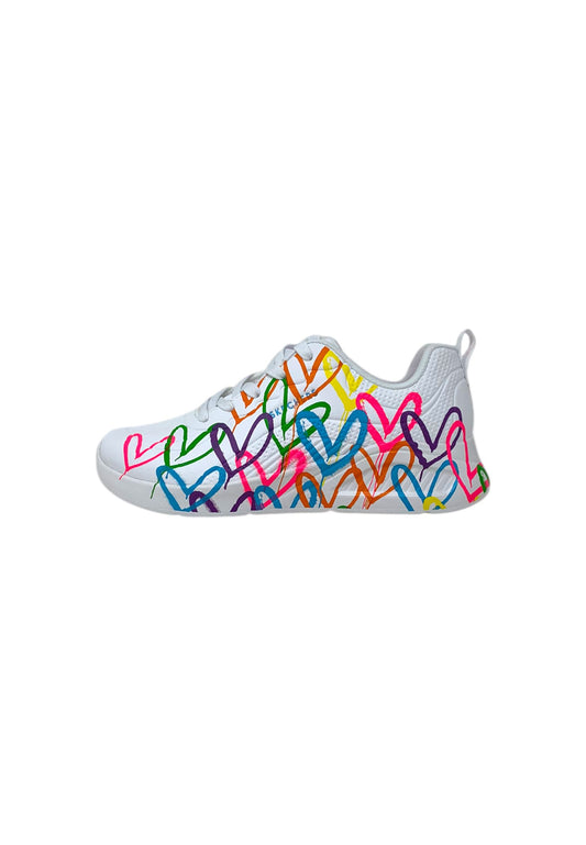 Sneakers Skechers Uno Lite - Heart of Hearts 177977/WMLT Donna