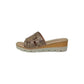 Ciabatta GRUNLAND PAFO C1838-G7 PLATINO donna