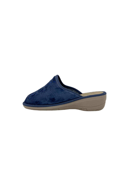 Pantofola profumata da camera AXA 21401A PETROLIO donna