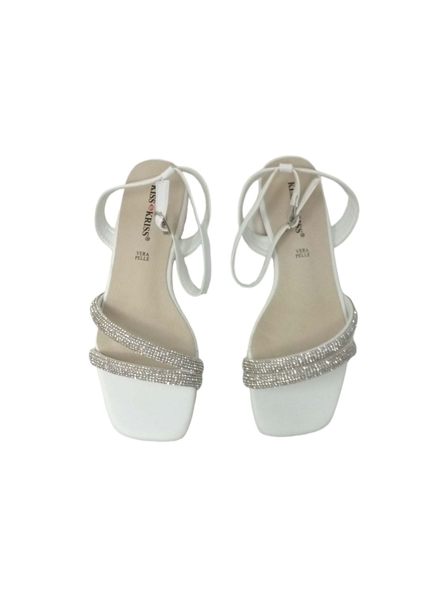 Sandalo  KISS KRISS CB12 BIANCO donna