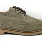 Scarpa modello polacchina BKS 0503 camoscio taupe uomo