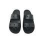 Pantofola doppia fascia CROCS 206761-001 BLACK UNISEX Taglia EU