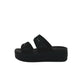 Sandalo da passeggio CROCS BROOKLYN 207431-001 BLACK donna