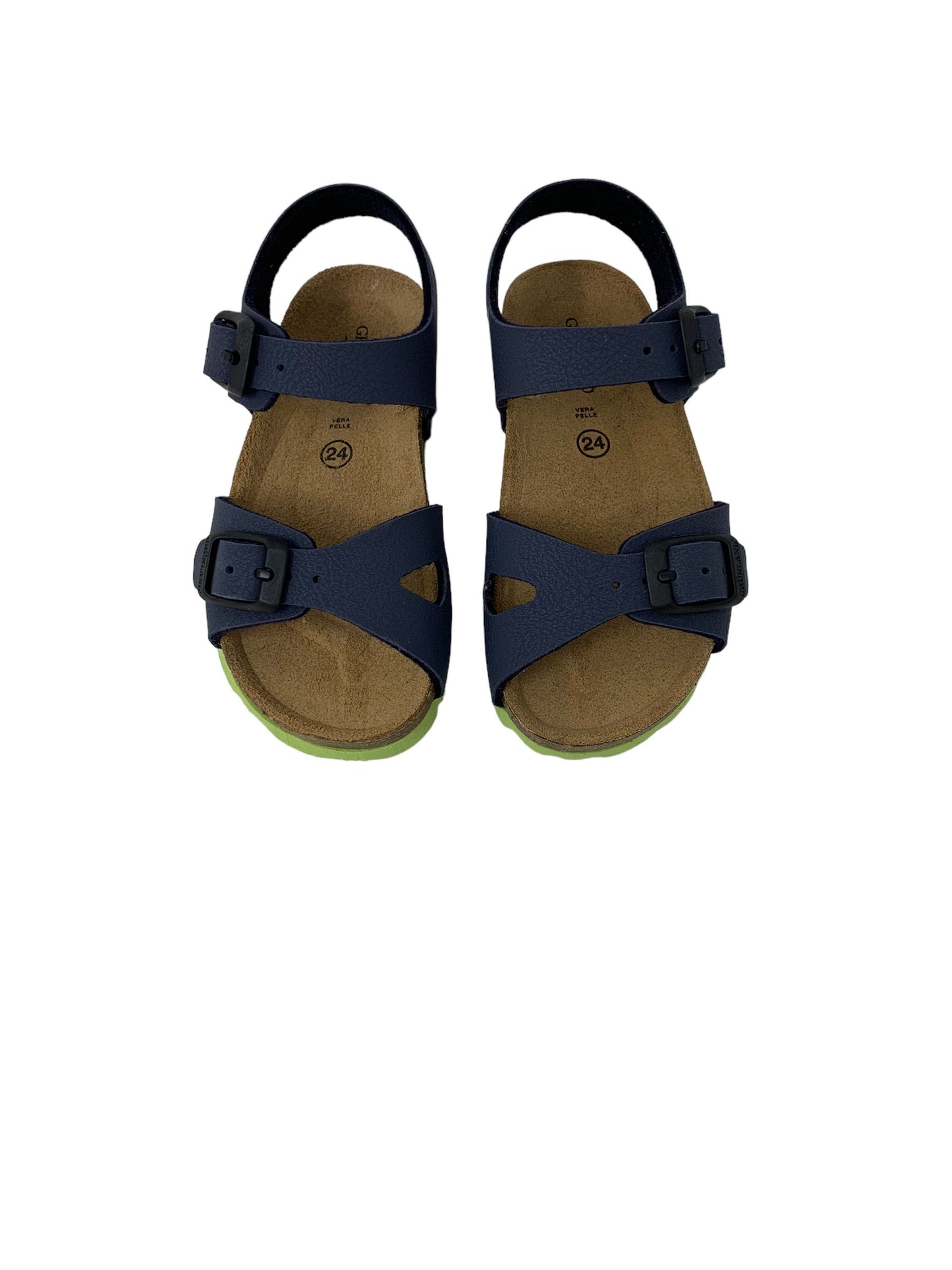 Sandalo GRUNLAND Junior ARIA SB0025-40 BLULIME Bambino