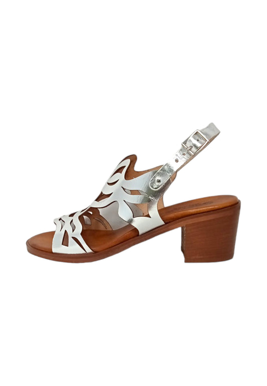 Sandalo NOTARO A137 ARGENTO Donna