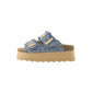 Ciabatta platform COLORS OF CALIFORNIA HC.BES41N DENIM Donna