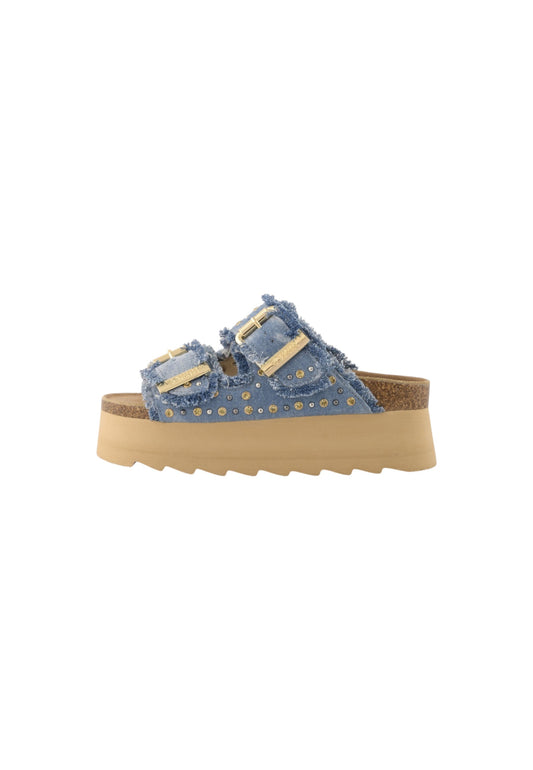 Ciabatta platform COLORS OF CALIFORNIA HC.BES41N DENIM Donna