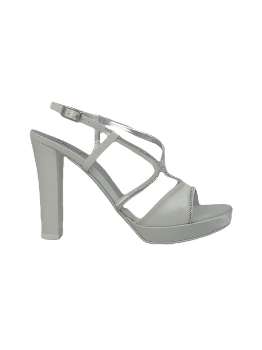 Sandalo col tacco JOEL A1099 RASO MORELLI LUX AVOIO002 SPOSA
