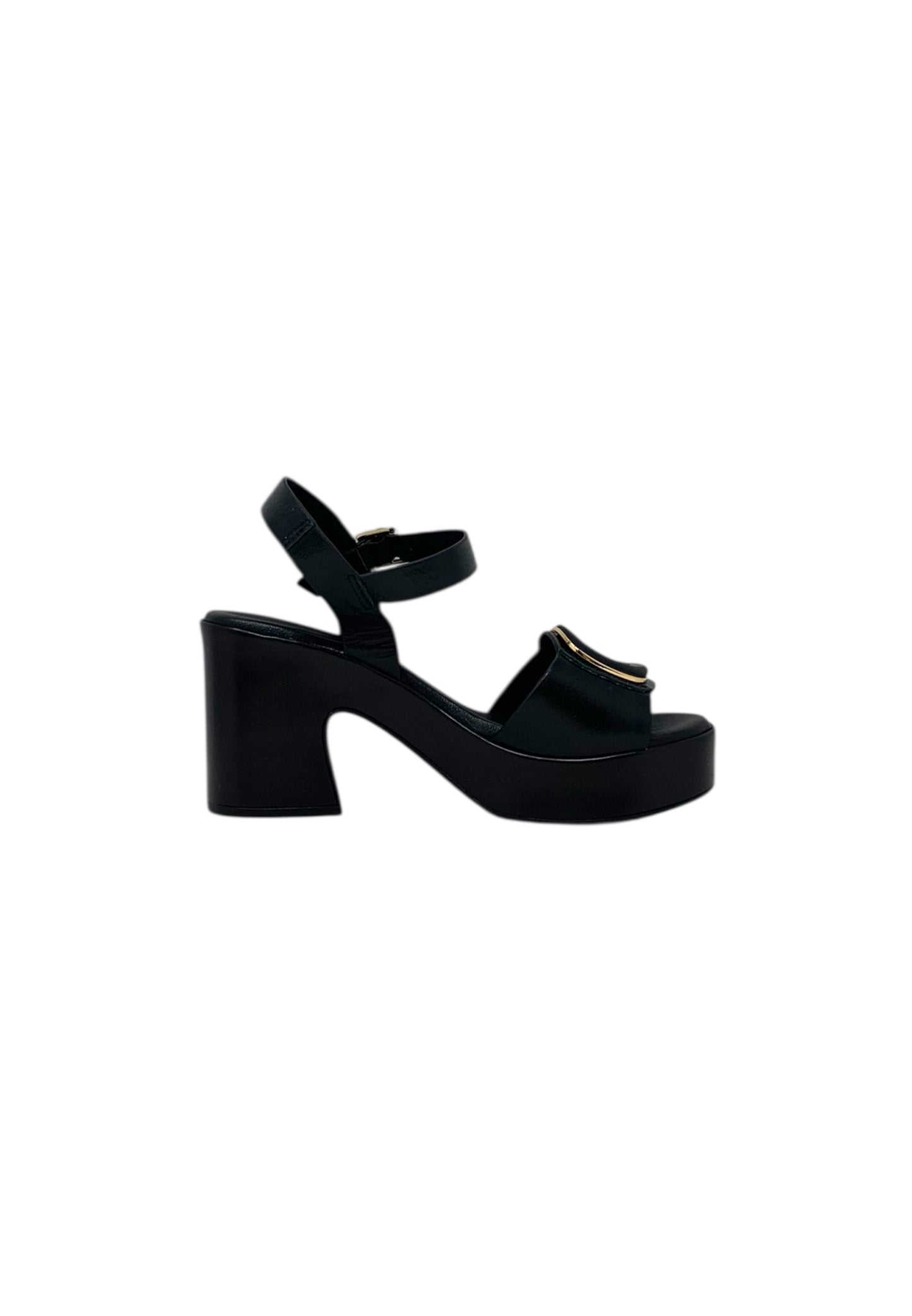 Sandali con tacco REPO 57275-E5 NERO donna