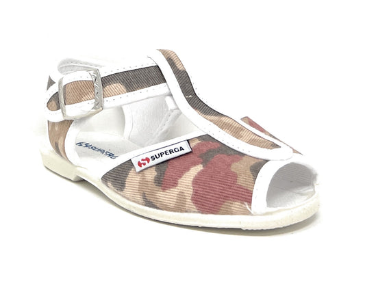 Sandalo Da passeggio Superga S06A1200 BEIGE Bambino
