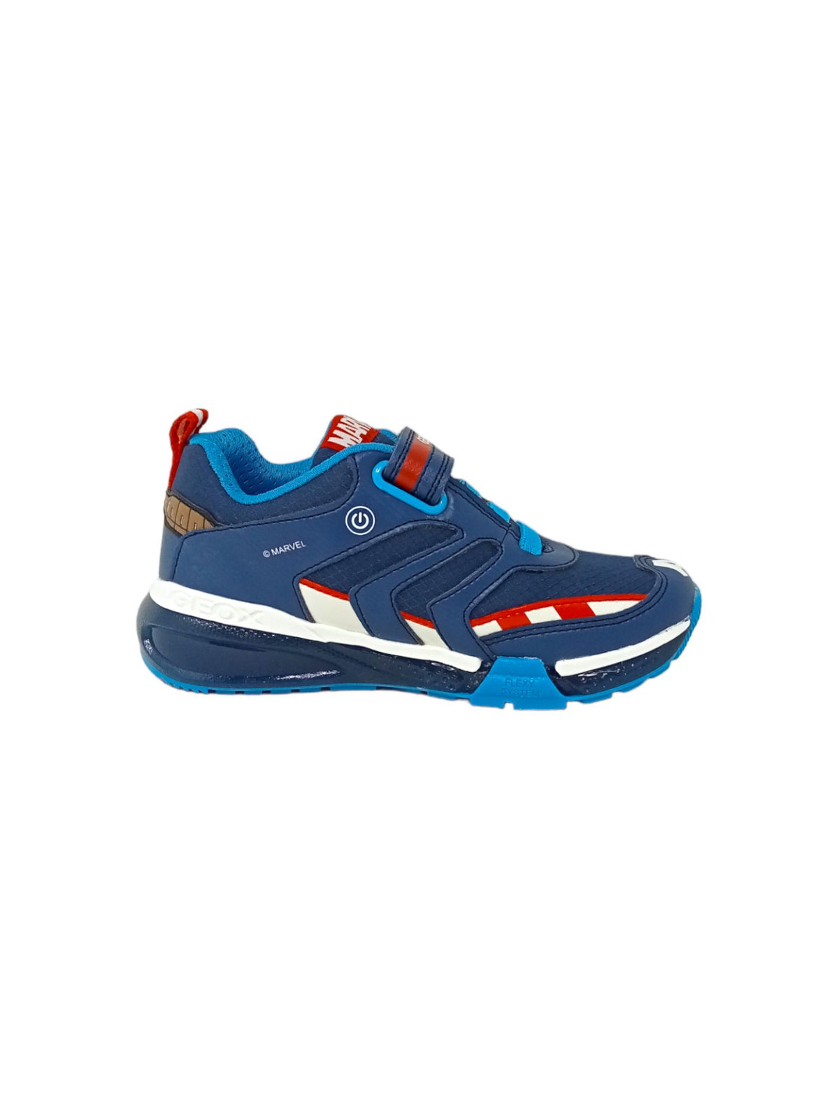 Sneakers con luci GEOX Marvel AVANGERS Captain America J36FEC0FU50 C0735 Bambino
