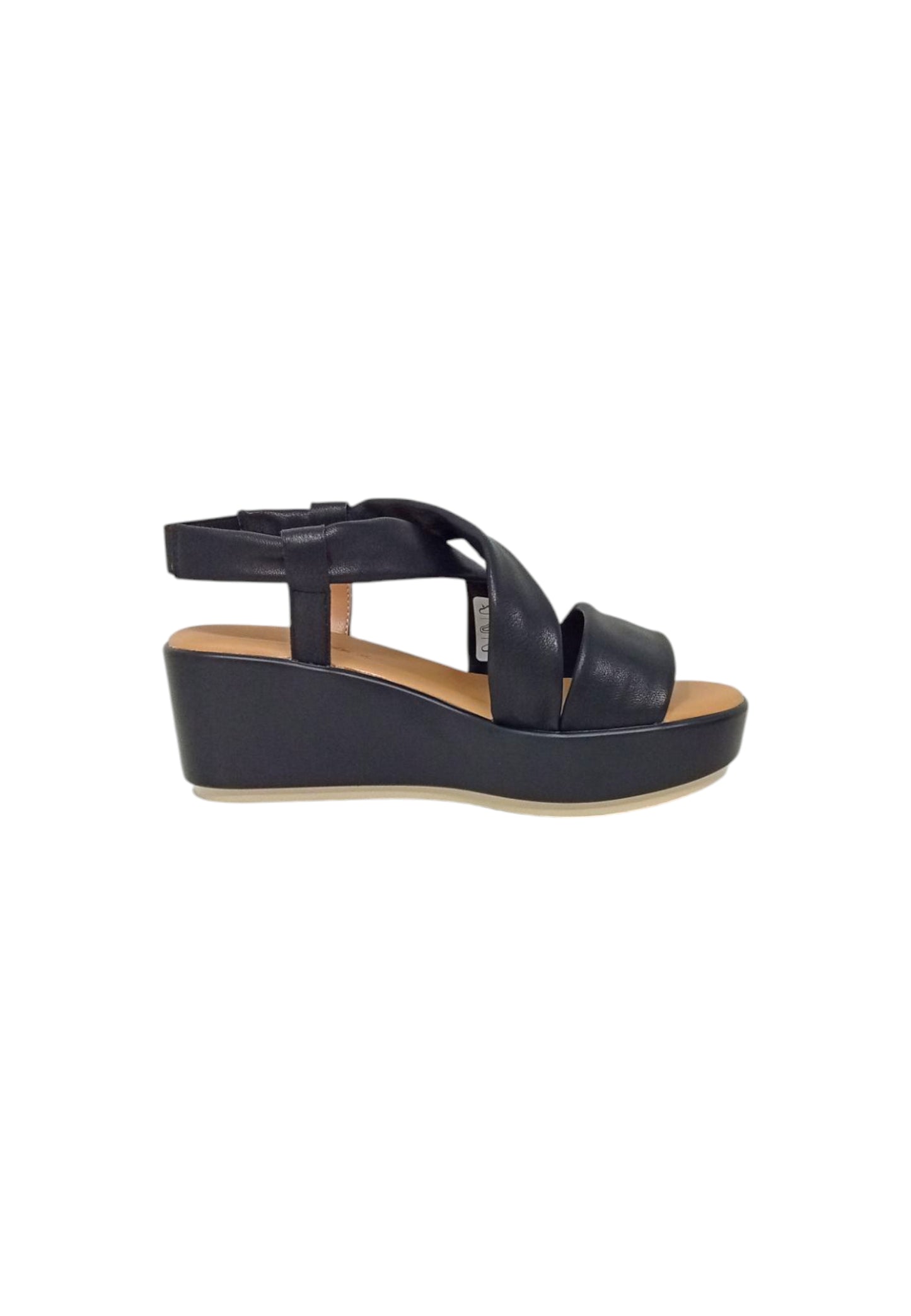 Sandalo con zeppa The Flexx SCOTT TOO-SOFTY I3513.09 BLK donna