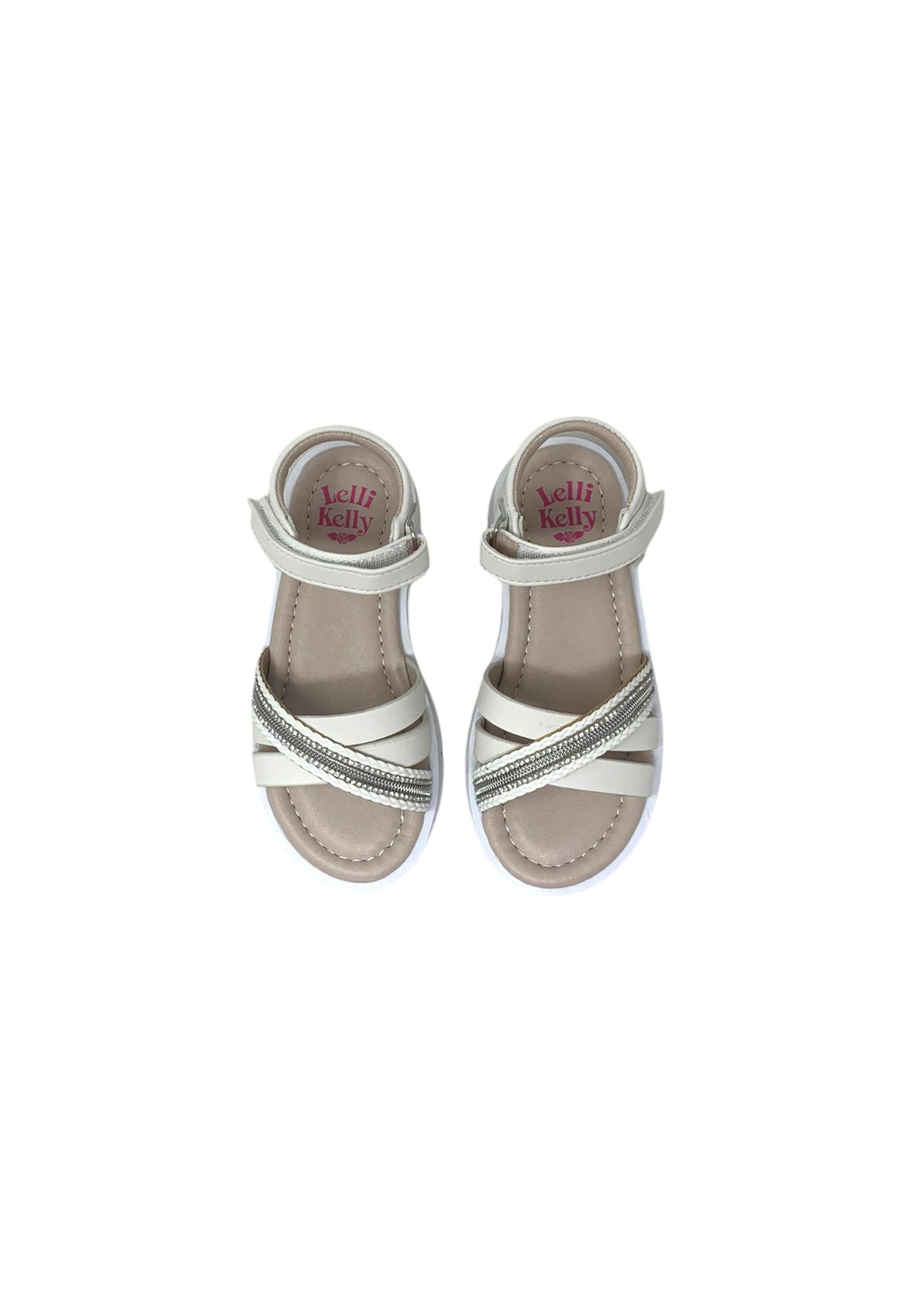 Sandali Lelli Kelly Sandra LKCA5578 BIANCO bambina