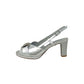 Sandalo con tacco VERNISSAGE E5STPC3 LAMY ARGENTO donna
