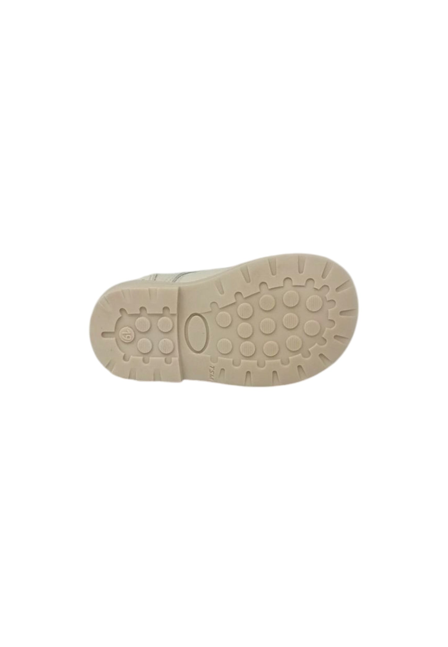 Italia Leone Francesina Bruno Pelle beige bambino