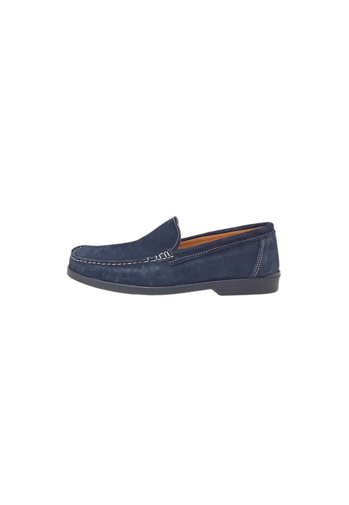 Mocassino Italia Leone 197 NABUK BLU uomo