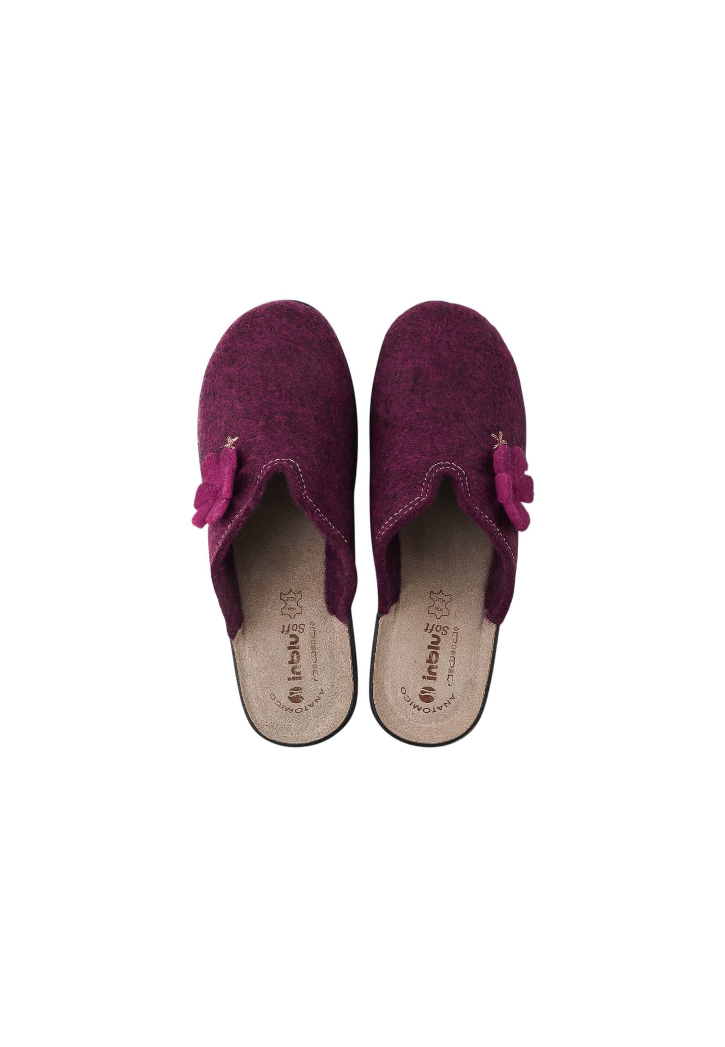 Pantofola INBLU LV000014 PRUGNA donna