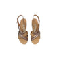 Sandali Linea Comoda STILE DI VITA 267025-SDV NOCCIOLA/MIX DONNA