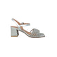 Sandalo con tacco VERNISSAGE E5QR62C5 LAMY ARGENTO donna