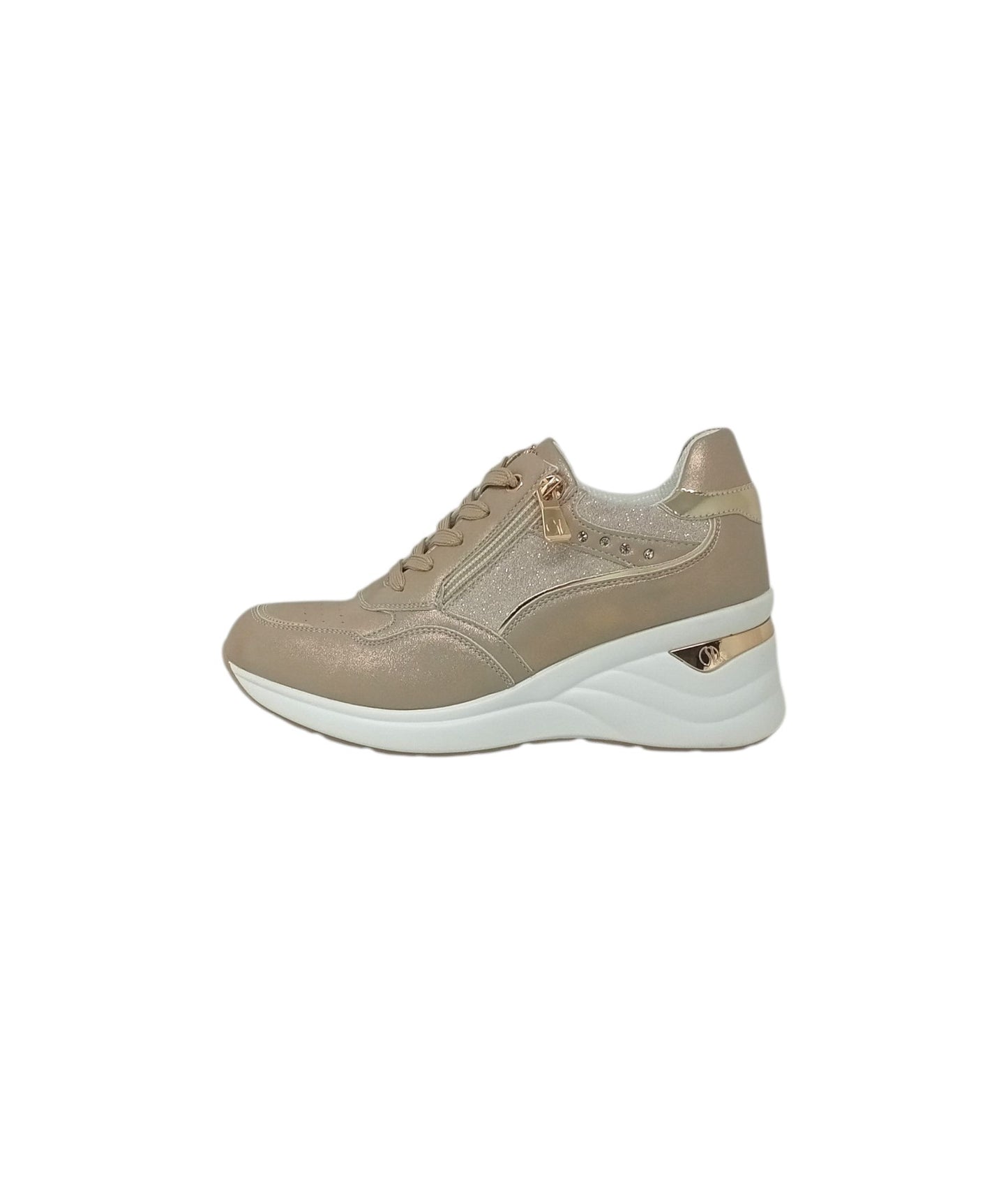 Sneakers InBlu IN000488 PLATINO donna