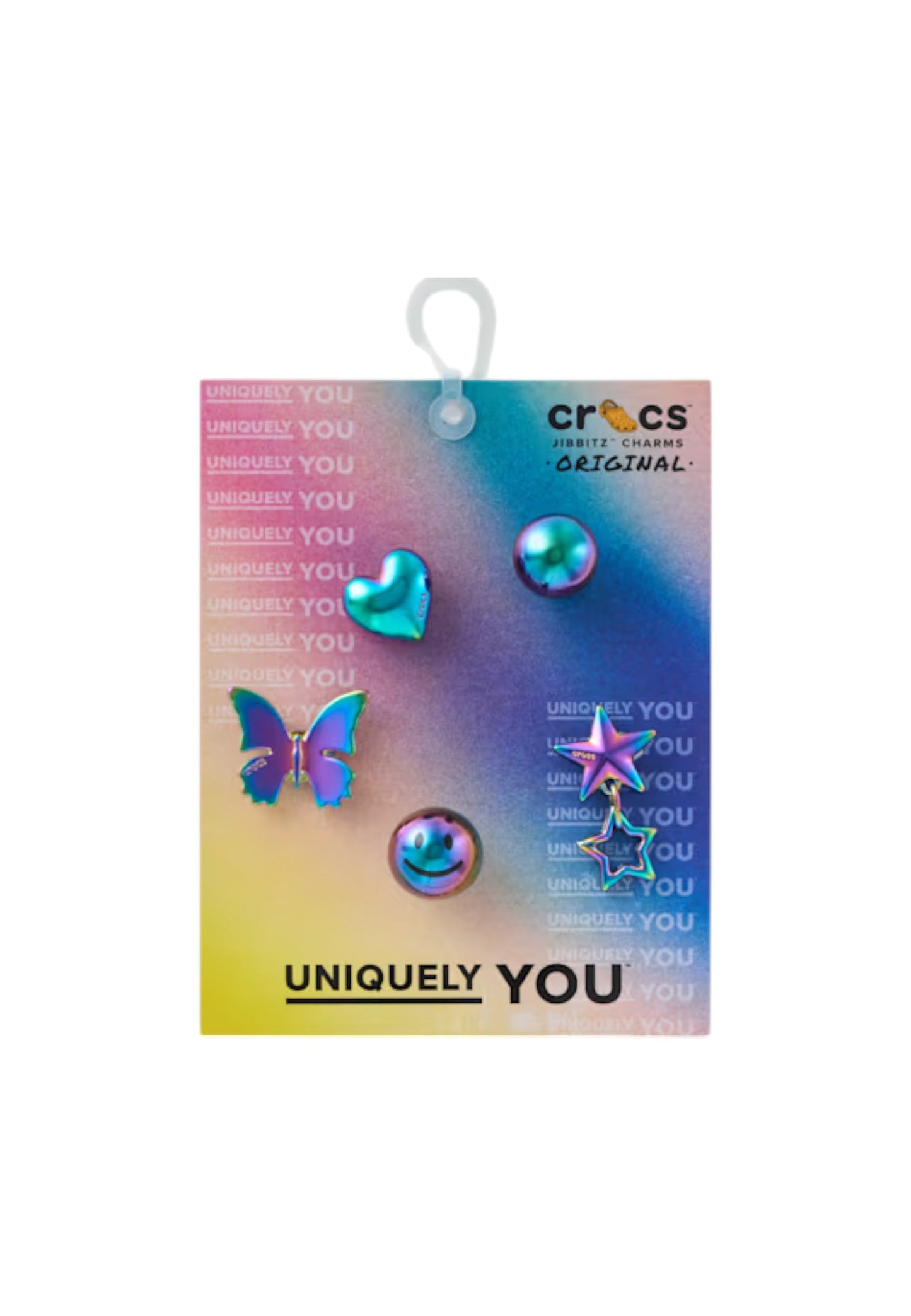 Jibbitz charms Iridescent meta 10017494 5 Pack