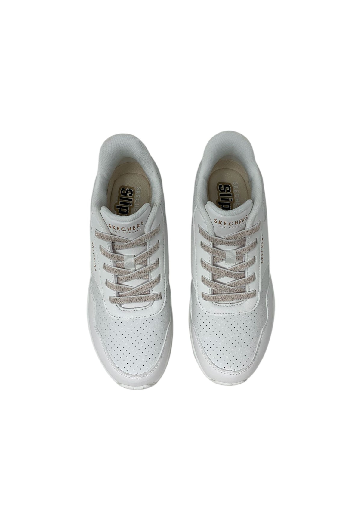 Sneakers Skechers Slip-ins UNO - BANKSIA LUXE 177118/WHT Donna