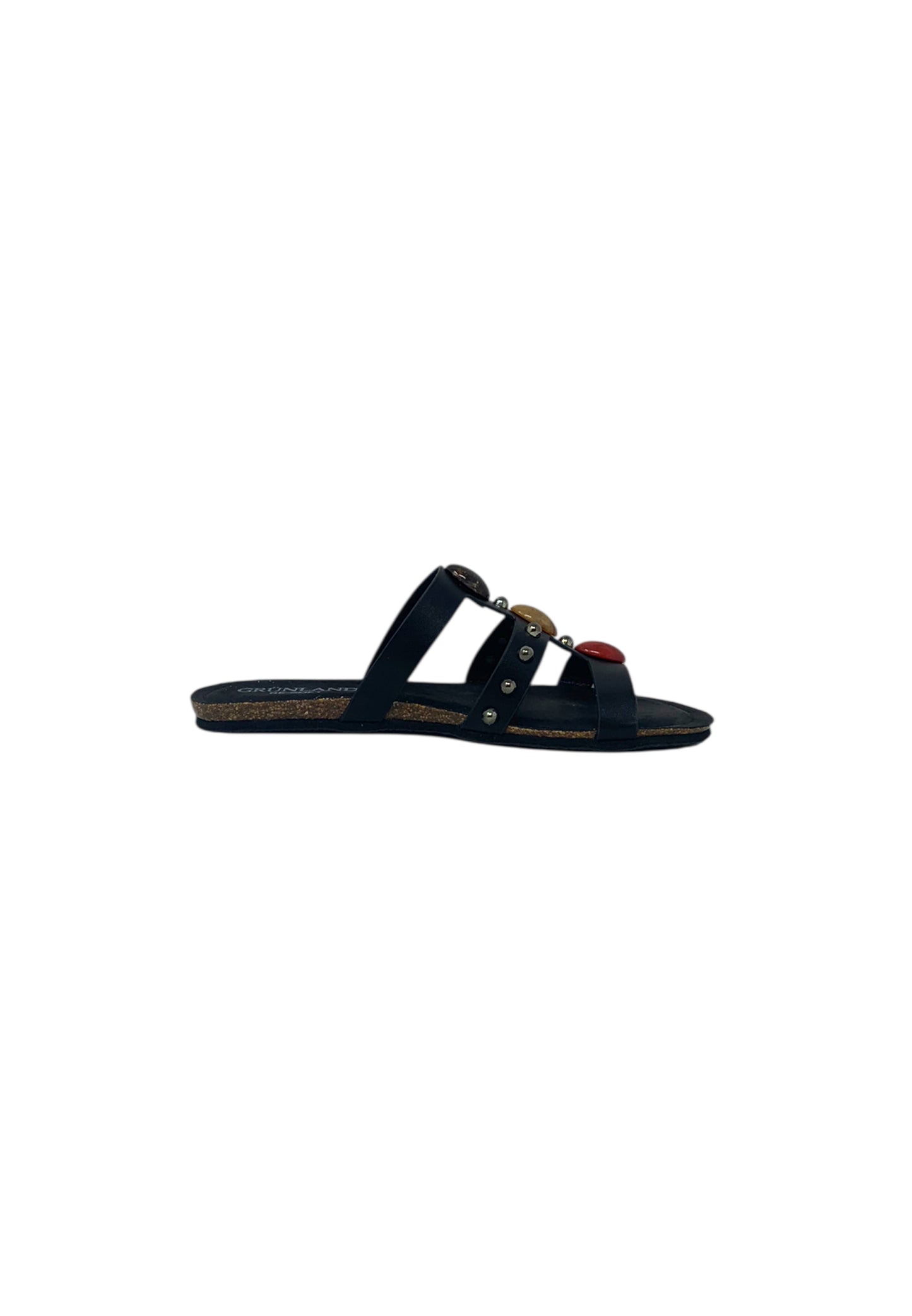 Sandalo ciabatta GRUNLAND SUVI CB1848-M7 NERO ragazza/donna