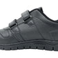 Scarpa da passeggio BRADLEY VELCRO MIX STM217016 BLACK Sergio Tacchini Uomo