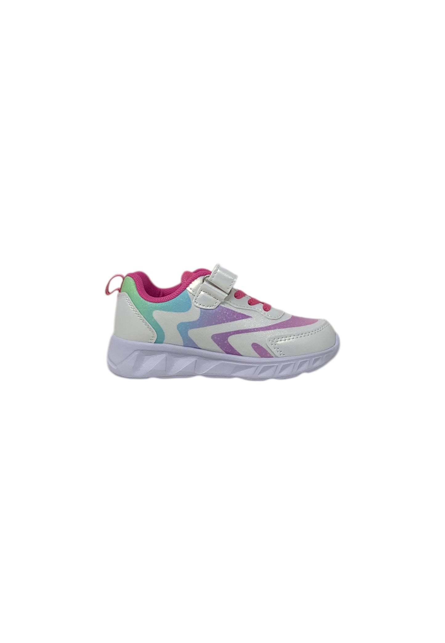 Sneaker luminose Silver Unicorn S8010208T WHT Bambina