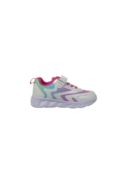 Sneaker luminose Silver Unicorn S8010208T WHT Bambina