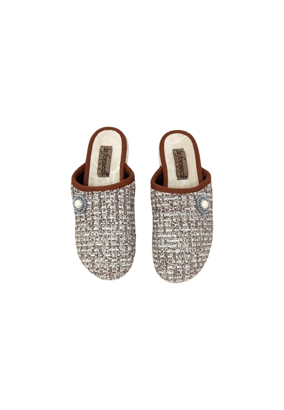 Pantofola De Fonseca Artemide WC07BX TORTORA Donna