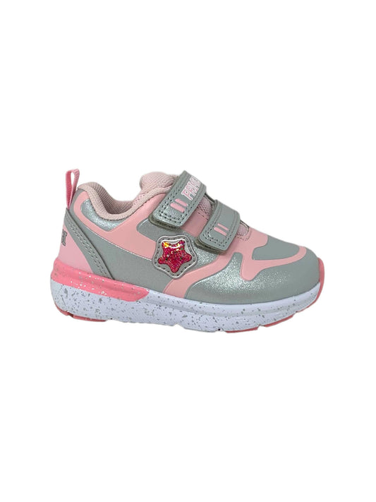 Sneakers da passeggio PRIMIGI 2948400 argento/rosa bambina