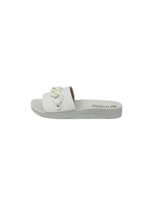 CIABATTA INBLU CJ000023 BIANCO bambina