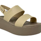 Sandalo da passeggio CROCS BROOKLYN 207641-99P METALLIC Donna taglia eu