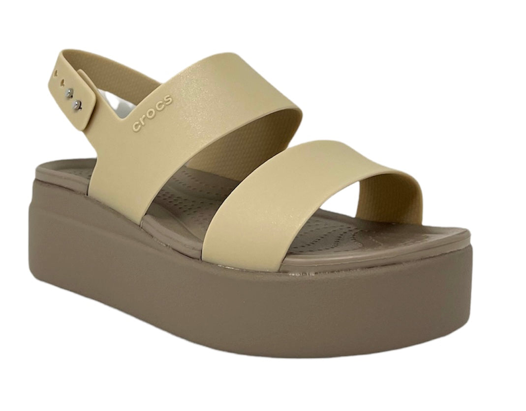 Sandalo da passeggio CROCS BROOKLYN 207641-99P METALLIC Donna taglia eu