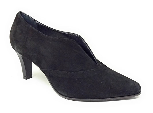 Scarpa comfort da passeggio SOFFICE SOGNO 21159 CAMOSCIO NERO donna