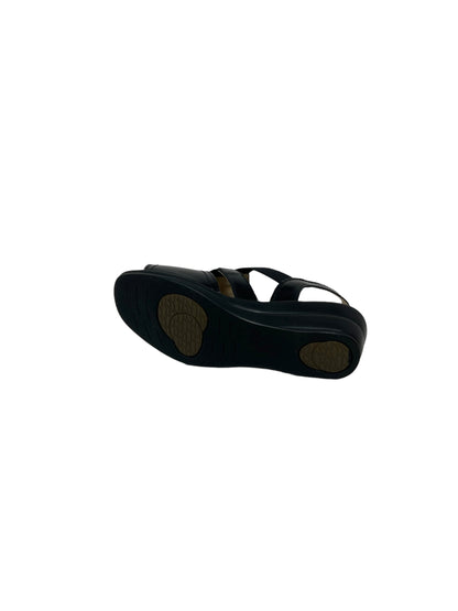 Sandalo linea comoda Stile Di Vita 8380 Nero Donna
