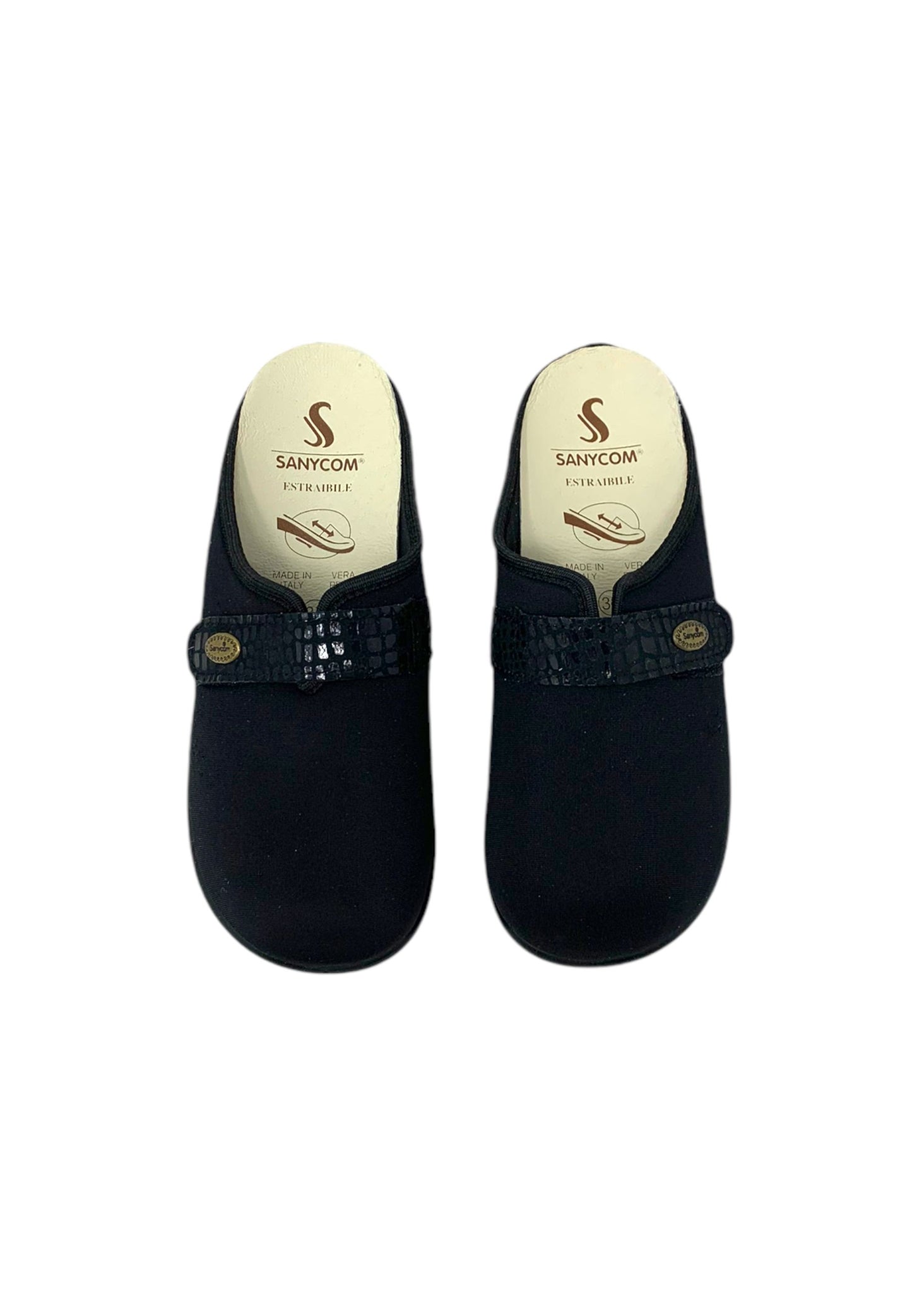 Pantofola SANYCOM  3051 NERO DONNA