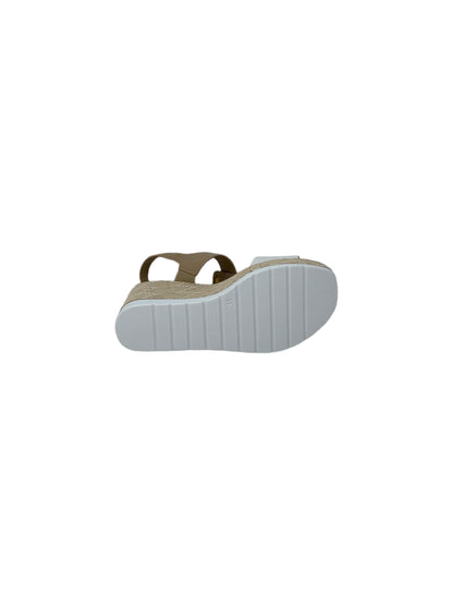 Sandalo con zeppa FASCINO DONNA 51263-E3 BIANCO BEIGE donna