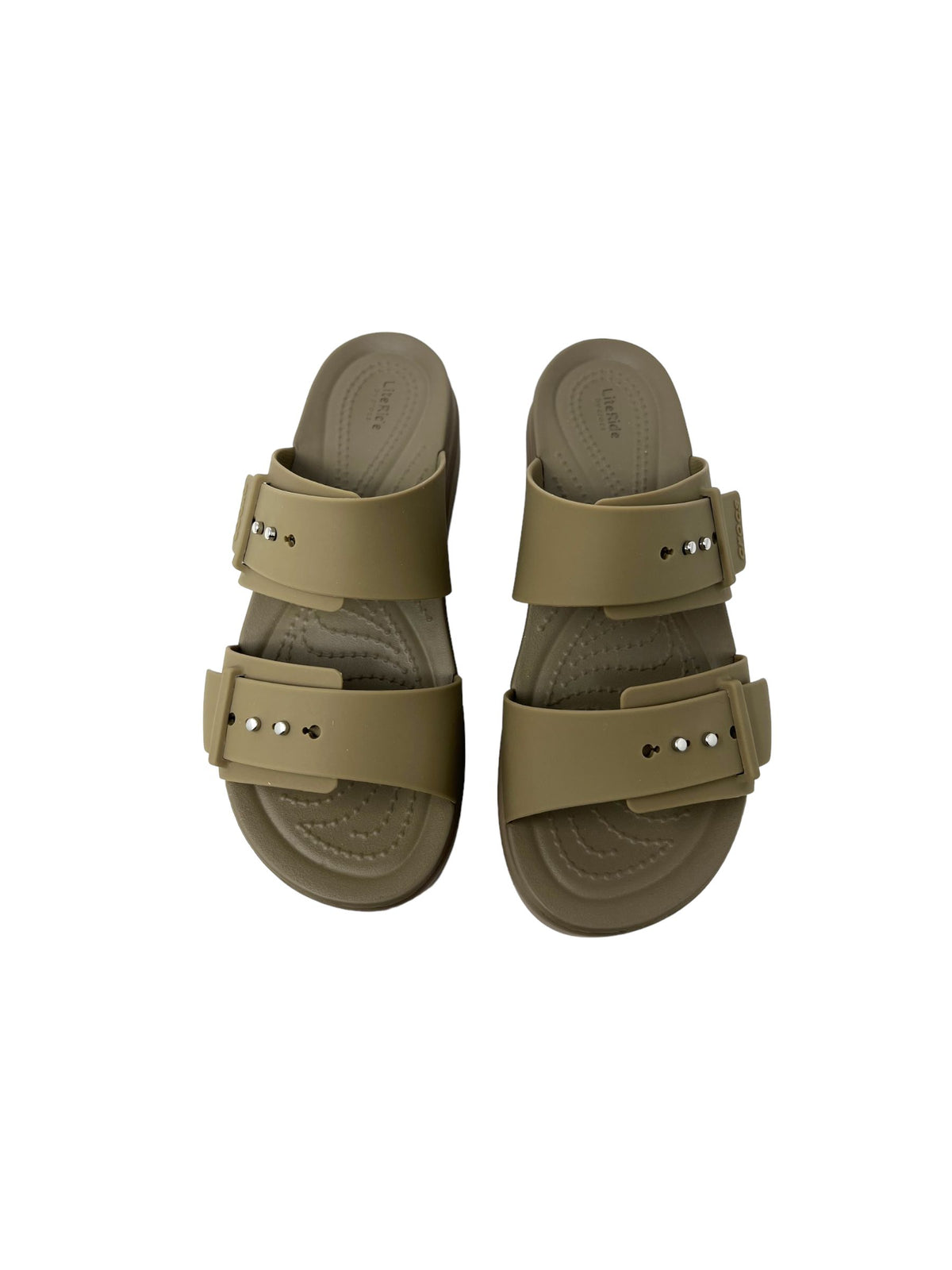 Sandalo da passeggio CROCS BROOKLYN 207431-260 KHAKI donna