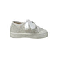 Sneaker DXO Vigevano D02G GLITTER BIANCO bambina