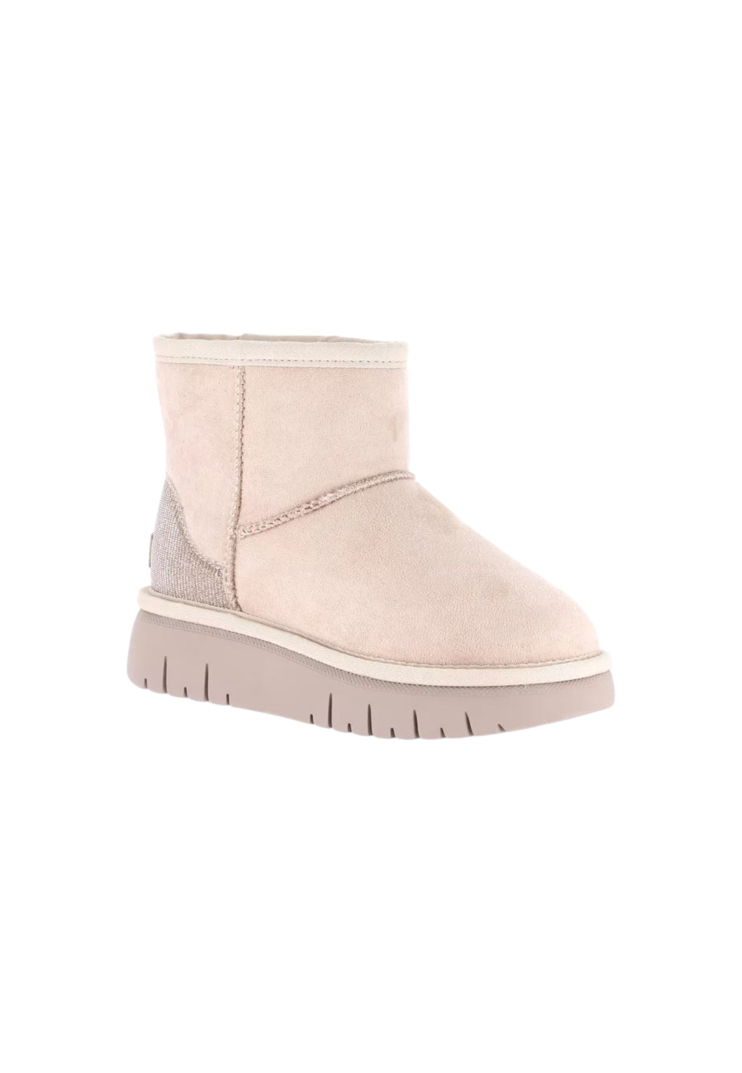 Stivaletto con pelliccia GRUNLAND JR CLIK PO1838-I4 BEIGE bambina