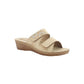 Ciabatta INBLU PV000015 SABBIA donna