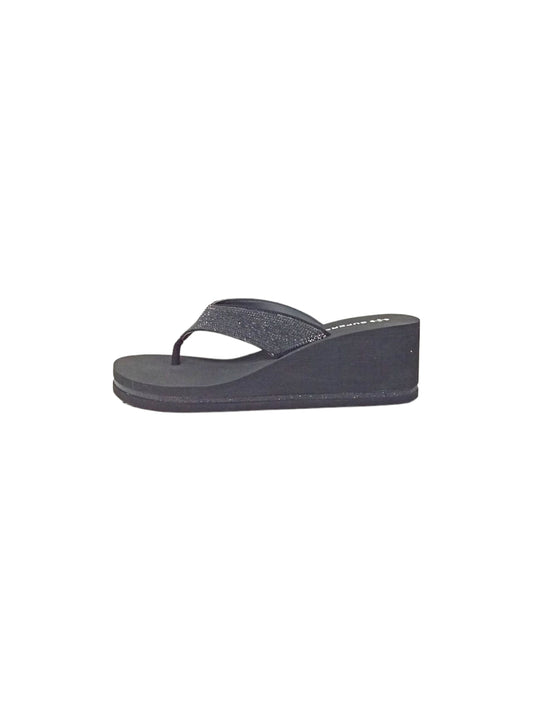 Ciabatta infradito SUPERGA S24T197 NERO  DONNA