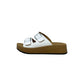 Ciabatta INBLU PK000044 BIANCO donna
