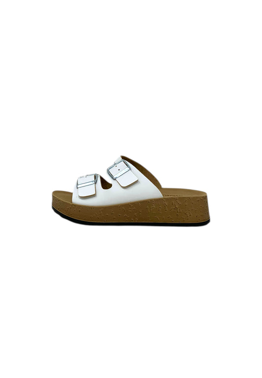 Ciabatta INBLU PK000044 BIANCO donna