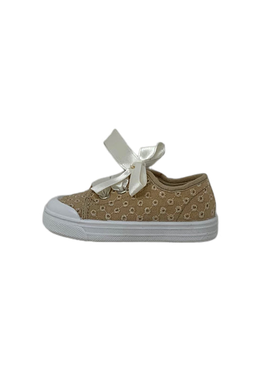 Sneaker DXO Vigevano D02 MACRAME' SABBIA  bambina